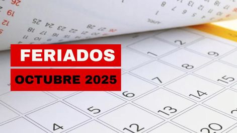 Cuándo es feriado largo en octubre de 2025