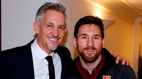 Lineker: Messi es una de las pocas cosas que se puede disfrutar del fútbol sin público