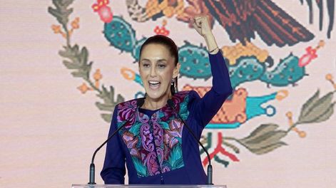 La izquierdista Claudia Sheinbaum, la primera mujer en llegar a la presidencia de México (Foto gentileza)
