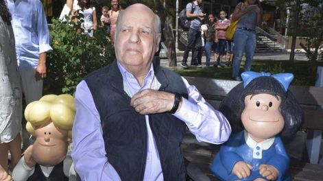 Este 17 de julio de 2023 se cumplen 91 años del nacimiento de Quino, el padre de Mafalda - Foto: Orlando Pelichotti / Los Andes