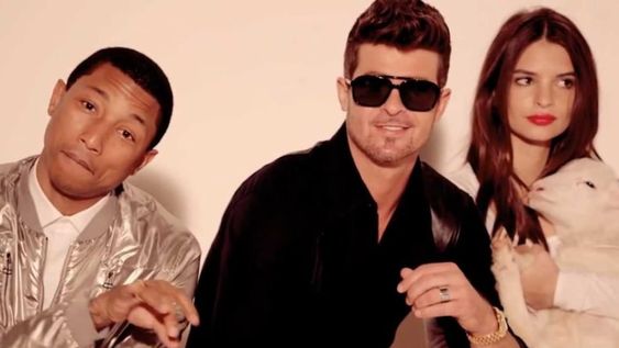 Robin Thicke admitió no ser el autor de Blurred lines