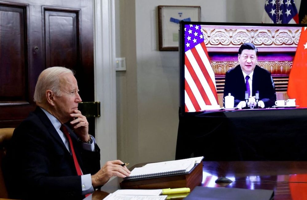 Joe Biden y XI Jinping, presidentes de EE.UU. y China respectivamente.