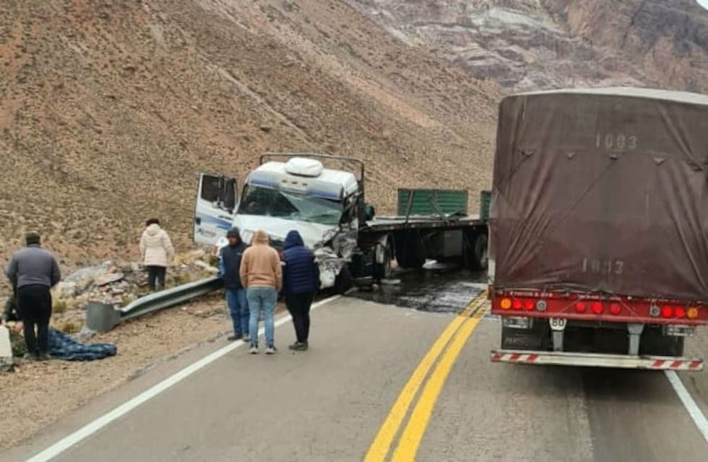 Accidente vial en la Ruta 7. - Foto: Vialidad Nacional