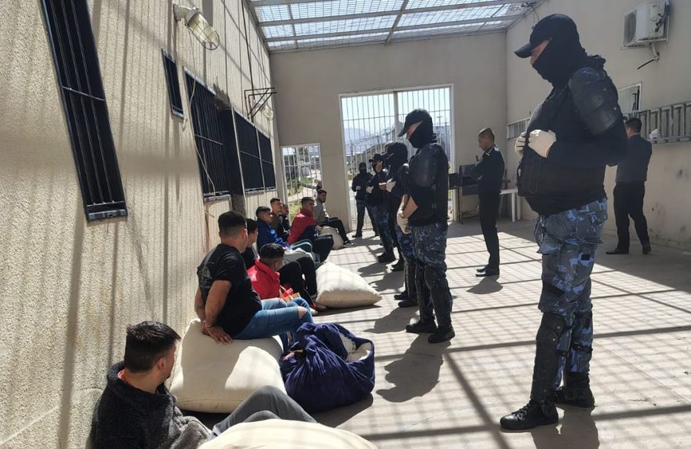 El Motín en la cárcel de San Felipe duró 8 minutos. Gentileza Servicio Penitenciario de Mendoza.