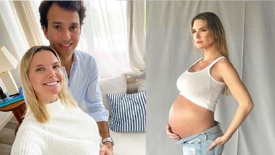 La tierna postal de Sofía Zámolo a punto de dar a luz