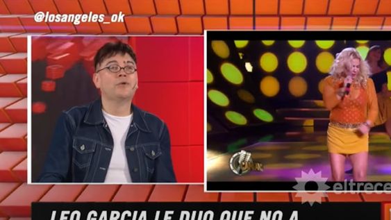 La actriz tuvo una dura reacción con el músico y lo amenazó de hacer todo lo posible para impedir que forme parte del certamen emitido por El Trece.
