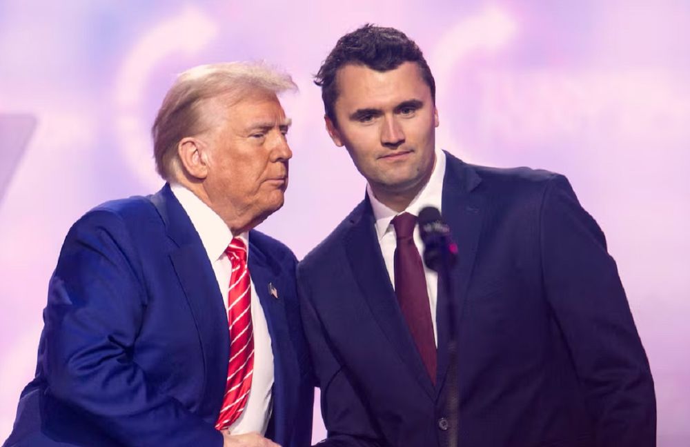 Donald Trump y el activista Charlie Kirk, en una foto de archivo