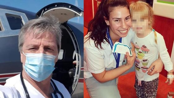 El doctor Diego Ciolfi, tenía 56 años. Denise Torres García, era la joven enfermera de 30 años. Ambos fallecieron en el accidente junto con los dos pilotos.