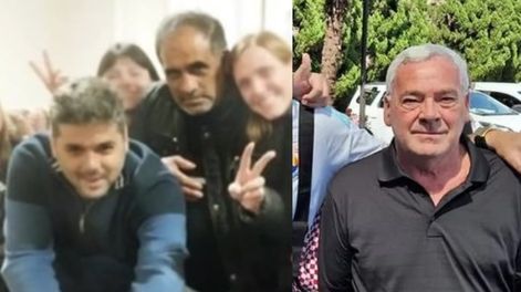 Izquierda: Facundo Albini, el concejal massista, junto a Julio Chocolate Rigau. Derecha: Claudio Albini, subdirector de personal de la Cámara Baja bonaerense. Foto: El Día La Plata