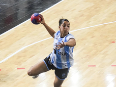 Handball. La jugadora de Municipalidad de Maipú,&nbsp; Josefina Carrizo
