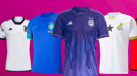 Estas son todas las camisetas que dirán presente en Qatar 2022