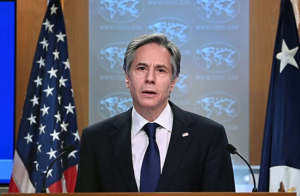 El secretario de Estado Antony Blinken durante la presentación del informe anual sobre los derechos humanos en el mundo.