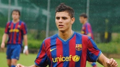 Mauro Icardi, en su paso en La Masía del Barcelona