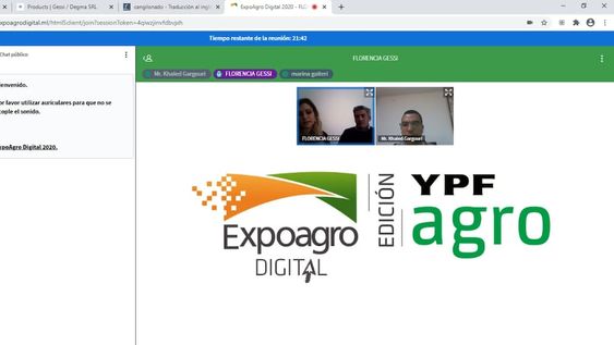 Después de algunos inconvenientes externos, la plataforma de Expoagro Digital está operativa