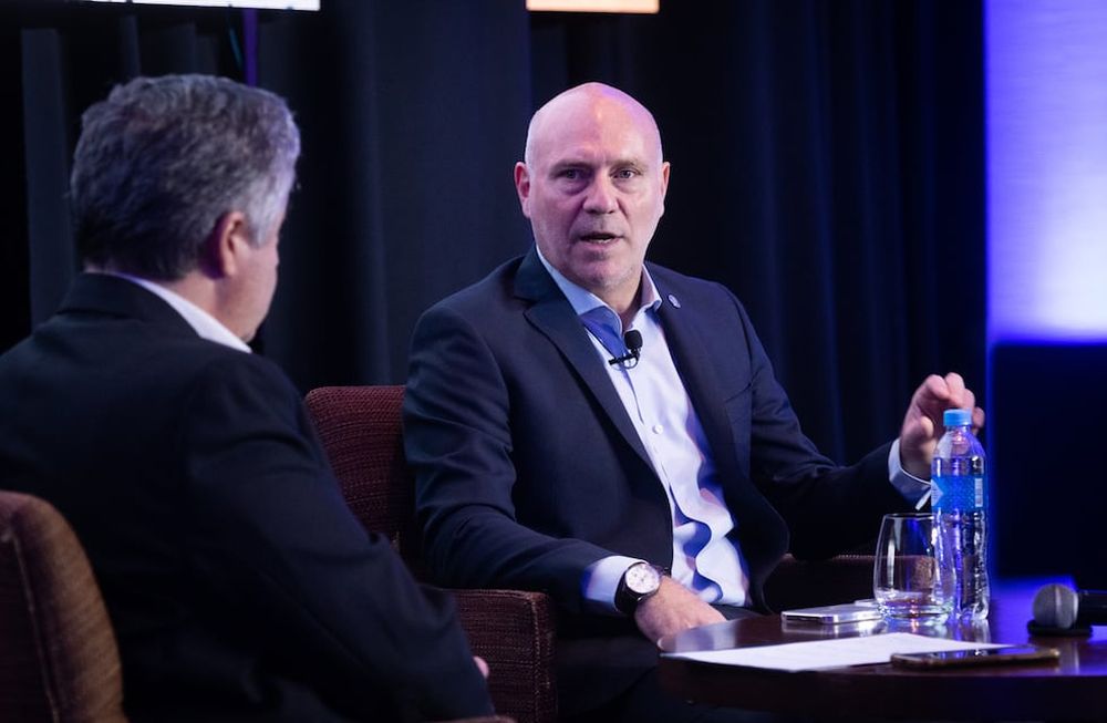 Dalmiro Garay, presidente de la Suprema Corte de Mendoza, participó del encuentro Pilares sobre Gobierno digital. Foto: Ignacio Blanco / Los Andes