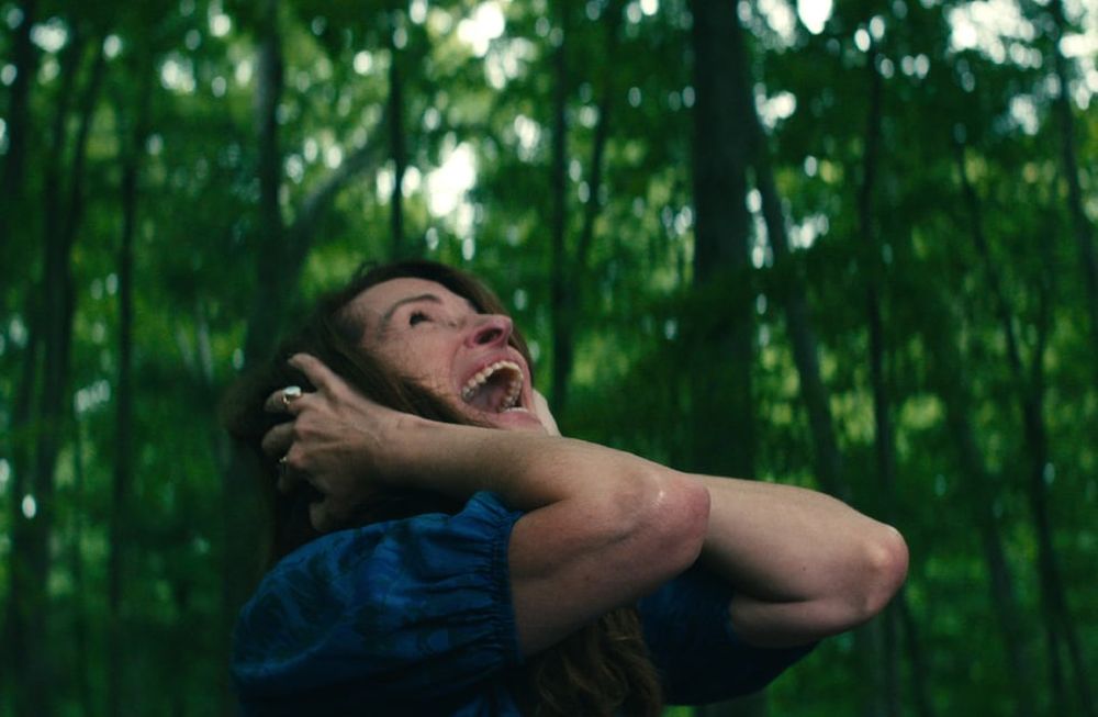 Captura de escena de Dejar el mundo atrás (Leave the world behind), el filme de Netflix que protagoniza julia Roberts, Ethan Hawke y Mahershala Ali. (Netflix)