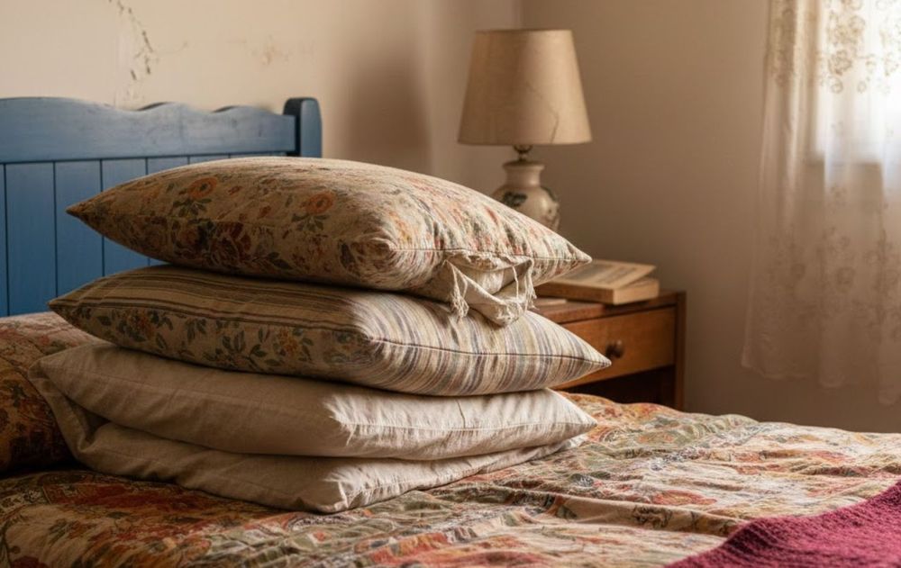 Aprovechar lo que ya se tiene en casa, es posible. Las almohadas son un objeto útil.