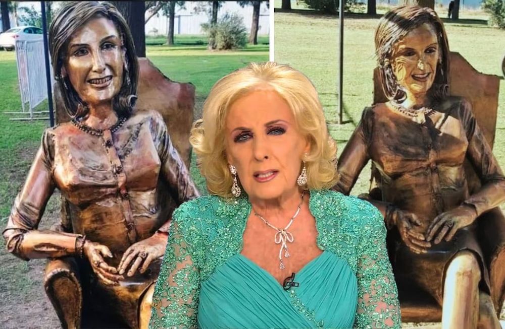 Vandalizaron la estatua de Mirtha Legrand: cómo se lo tomará la diva argentina