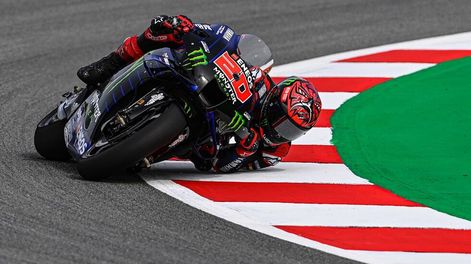 El francés dominó la tanda cronometrada de MotoGP en Montmeló.