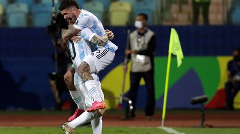 Rodrigo De Paul y Lionel Messi, una dupla fundamental para el Mundial. / AP