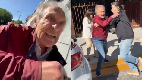 Un jubilado insultó y golpeó a una joven por estacionar el auto frente a su casa: el violento video