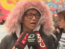 Sabrina, madre de Morena, una de las jóvenes asesinadas en Florencio Varela.