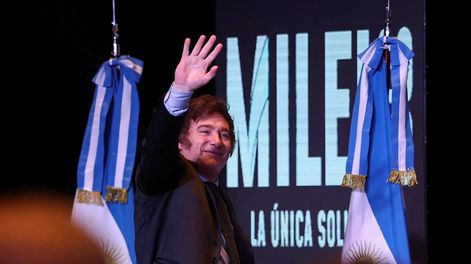 El presidente electo de Argentina, Javier Milei, generó esperanzas en el empresariado mendocino. (Reuters)