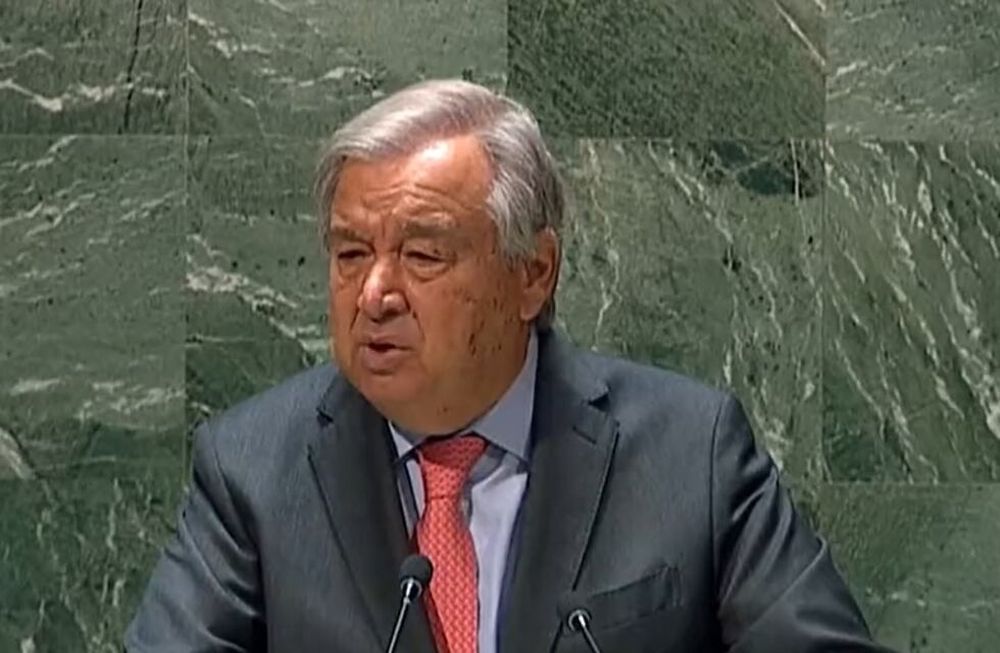 El Secretario General de la ONU, António Guterres aseguró que la humanidad está a un error de la aniquilación nuclear.