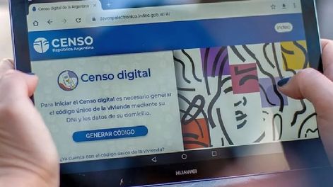 Los Andes | Comenzó de manera digital el Censo Nacional 2022. / Los Andes