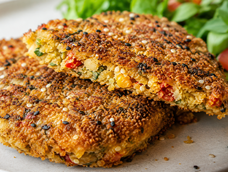 con 1 huevo, media taza de avena y 1 lata de garbanzos: como hacer unas milanesas vegetarianas