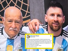 Lionel Messi se despidió en redes de Omar Souto.