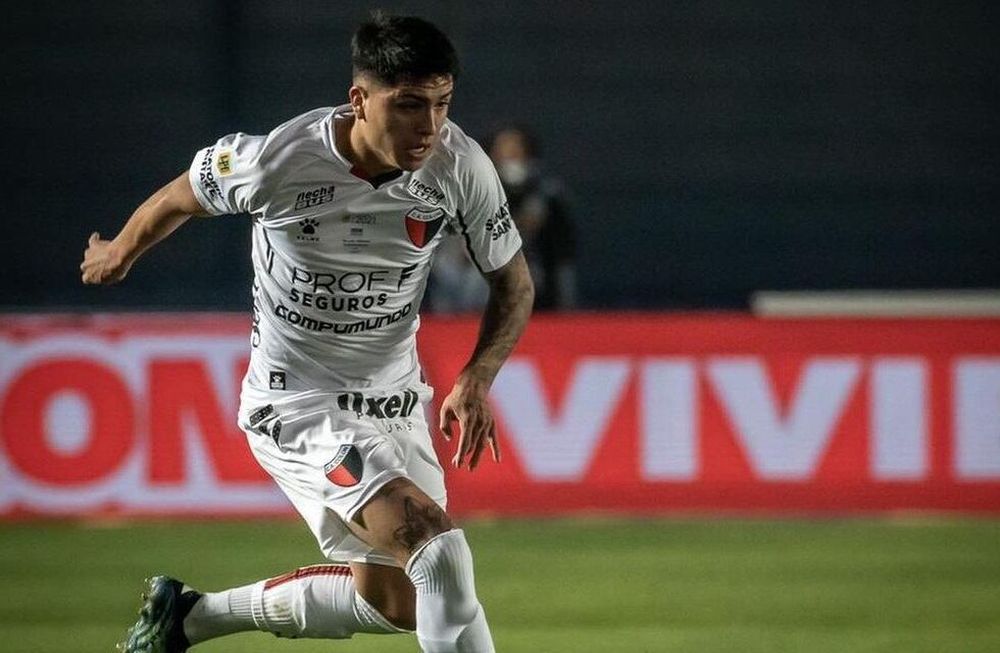 El mediocampista Facundo Farías, jugador estrella de Colón de Santa Fe. / Gentileza.