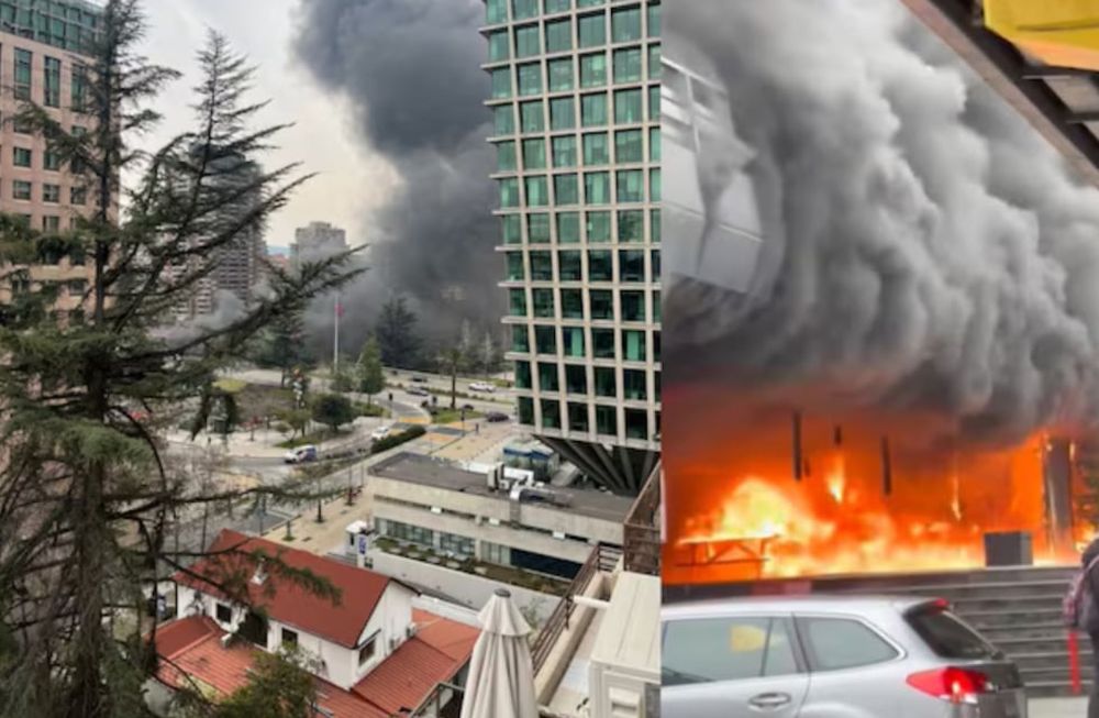 Incendio en Chile. Captura: La Tercera