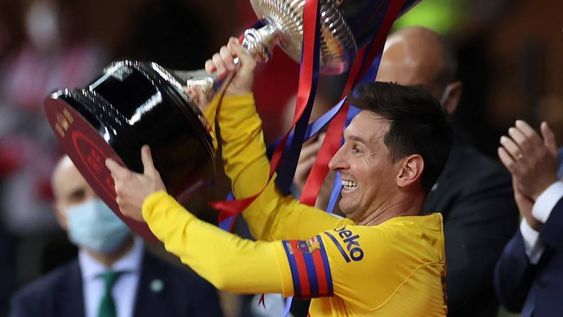 Messi y su felicidad tras ganar la Copa del Rey. Luego, hubo fiesta en su casa. / Gentileza. Messi y su felicidad tras ganar la Copa del Rey. Luego, hubo fiesta en su casa. / Gentileza.