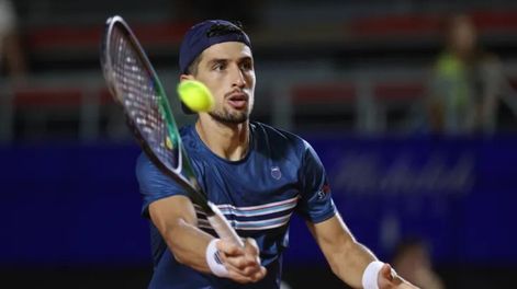 Pedro Cachín logró una importante victoria en la primera ronda del Argentina Open. (AP)