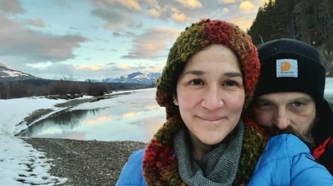 Los Andes | Se conocieron por accidente en unas vacaciones y ella dejó Mendoza para irse a vivir a un paraíso en Canadá. Foto: gentileza Mariela Encina Lanús.