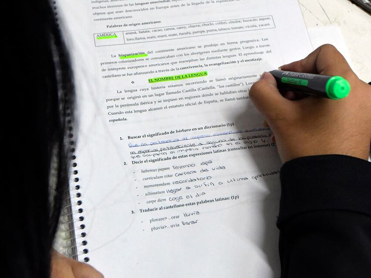 La DGE informó que estableció un sistema para el dictado de clases en Institutos de Educación Superior. Foto: Orlando Pelichotti / Los Andes