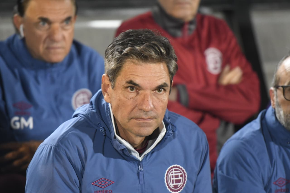 Mauricio Pellegrino, entrenador de Lanús. Mauricio Pellegrino, entrenador de Lanús.