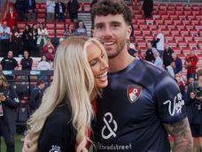 Pareja de futbolistas: Marcos Senesi y Kelci Rose-Bowers