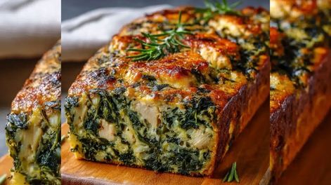 Almuerzo o cena rápido y saludable: cómo hacer un budín de acelga y pollo sin harina