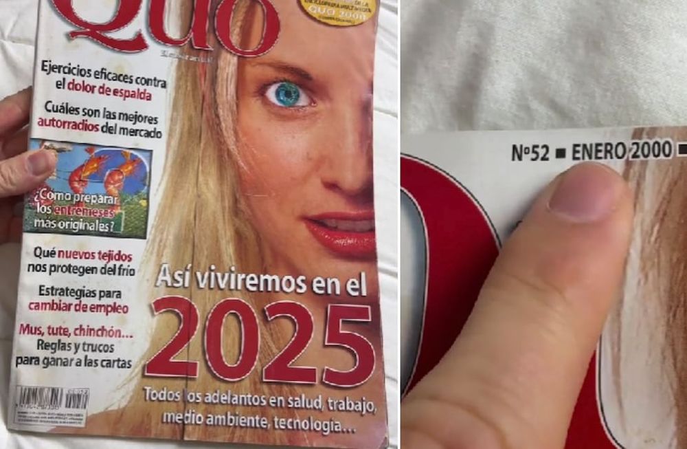 Una revista del año 2000 predice cómo será el año 2025 / Captura de video @jorgeamor