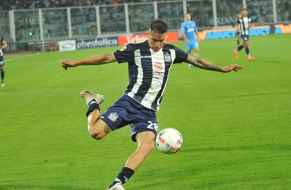 Carlos Auzqui, uno de los referentes del buen juego de Talleres en la Liga Profesional. (Javier Ferreyra)