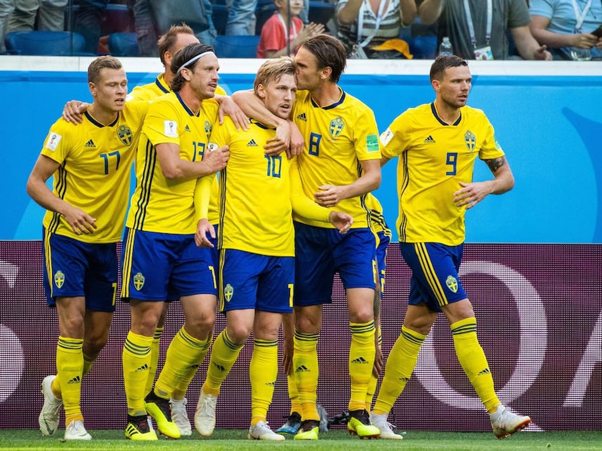 Suecia venció a Suiza y se metió en cuartos de final