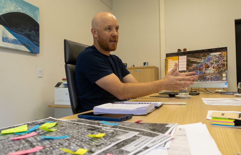 El intendente de Luján de Cuyo, Esteban Allasino. 