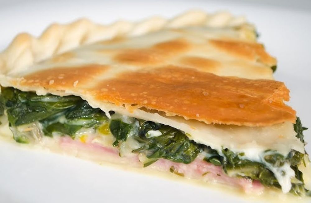 Paso a paso para hacer la tarta de verduras, jamón y queso
