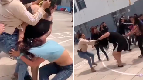 Batalla campal de madres dentro de una escuela de José C. Paz.