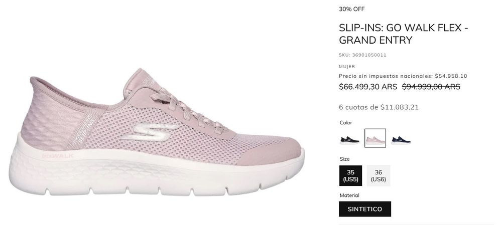 Skechers Slip-Ins: Go Walk Flex - Grand Entry&nbsp;$66.499,30﻿