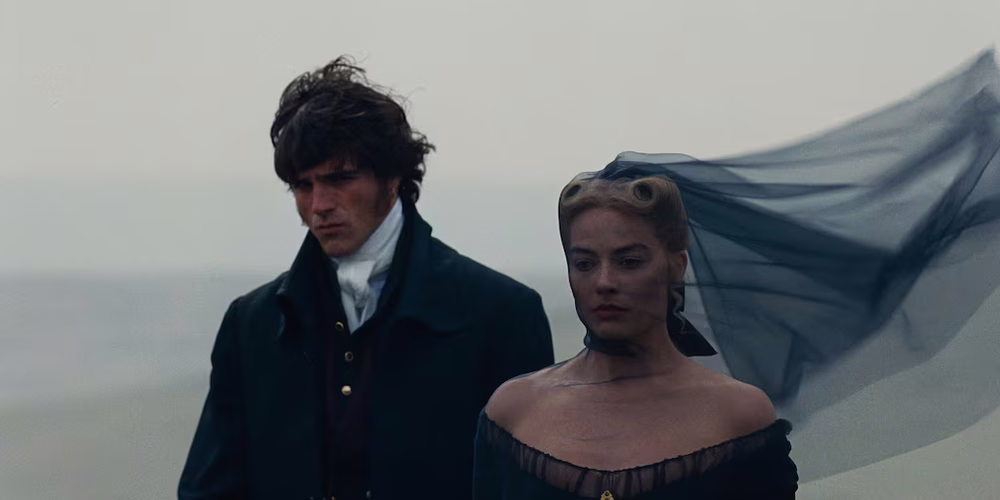 Críticas divididas de la versión de Cumbres Borrascosas con Margot Robbie y Jacob Elordi.