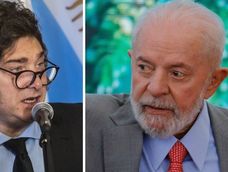 Javier Milei y Lula da Silva, enfrentados en casi todo.