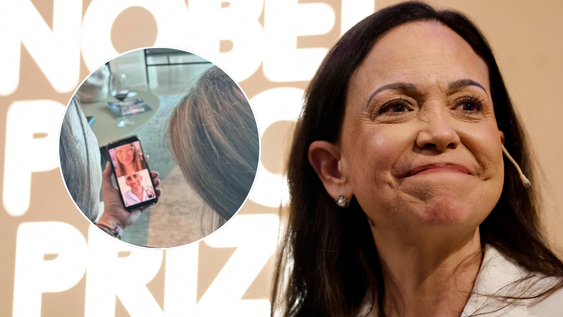 María Corina Machado agradeció al gendarme Nahuel Gallo por hablar con la verdad sobre las cárceles en Venezuela.&nbsp;